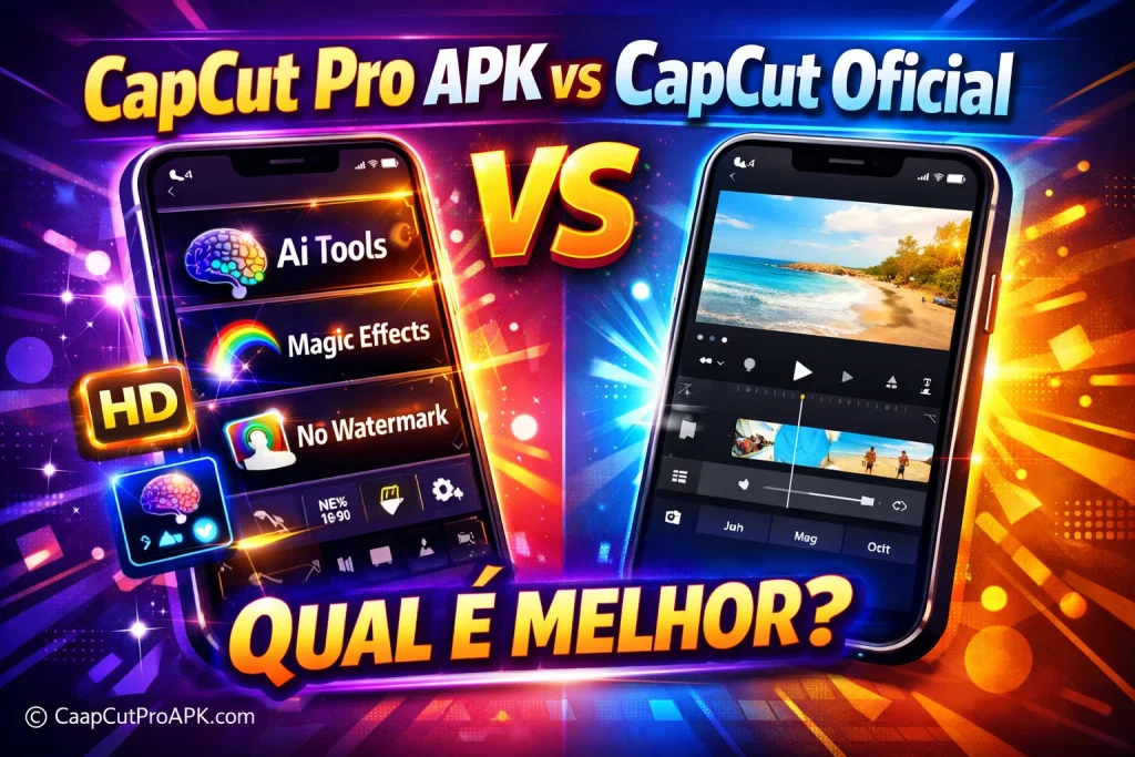 CapCut Pro APK vs CapCut Oficial