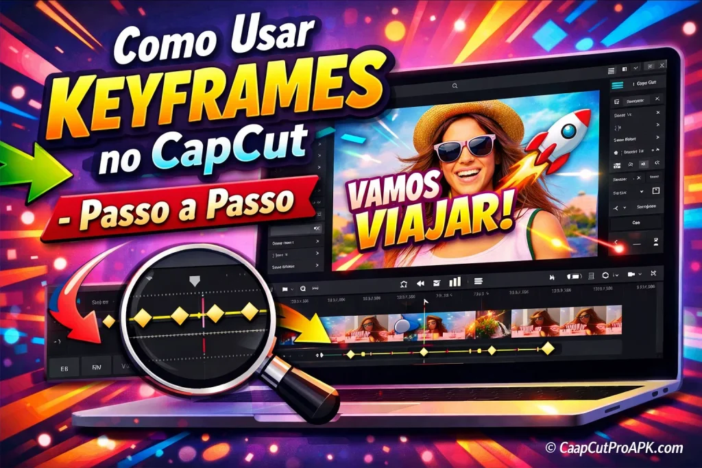 Keyframes no CapCut